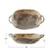Hello Honey 20-Ounce Stoneware Baker Server with Handles in Reactive Glaze, Multicolor